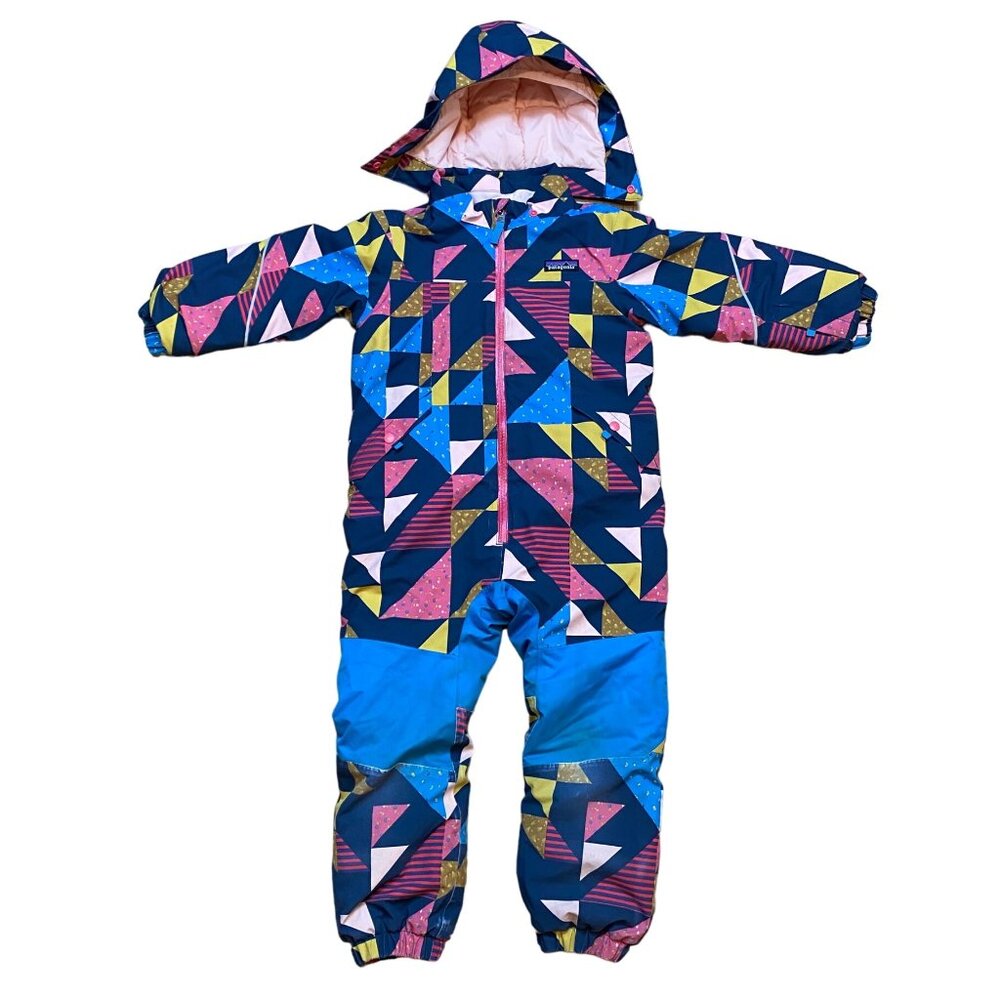 Patagonia Kids Geometric Jacket - Blue, Pink, Yellow